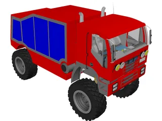 Rally Truck 3D Model