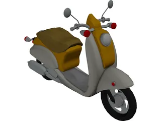 Scooter Vespa 3D Model