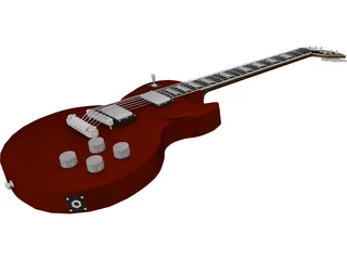 Gibson Electric Guitar Les Paul 3D Model