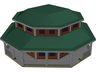 Modular House 3D Model