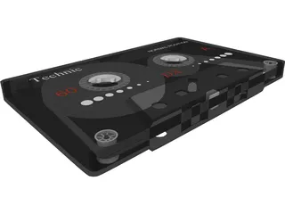 Cassette Tape 3D Model