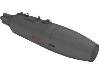 UB-16-M57-UM Rocket Pod 3D Model