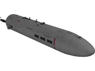 GUV-8700 GPU Gunpod 3D Model