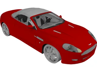 Aston Martin Vanquish Cabrio 3D Model