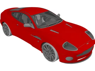 Aston Martin Vanquish 3D Model