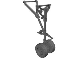 Landing Gear Nose 3D Model