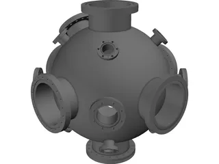 Vacuum Chamber 3D Model