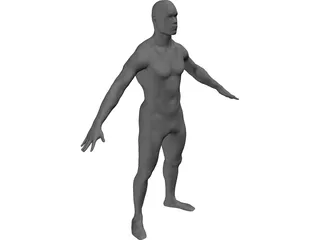 Man Body International 3D Model