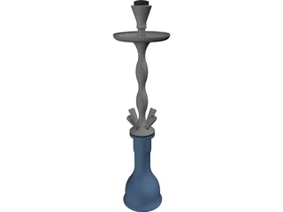 Shisha for 4 Tubes 3D Model