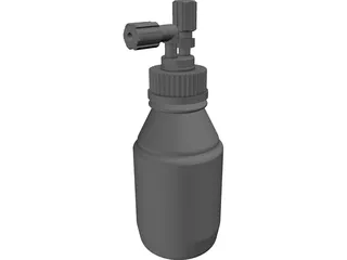 GL45 Media Bottle 3D Model