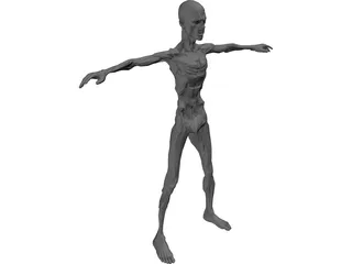 Zombie 3D Model