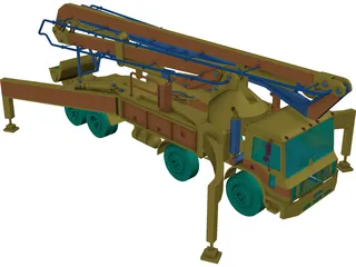 Schwing Truck 3D Model