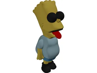 Simpsons Bart 3D Model