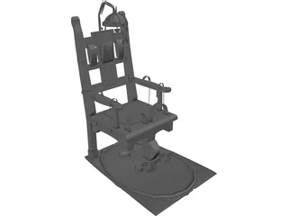 Electric Chair 3D Model