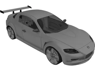 Mazda RX-8 [Tuned] 3D Model