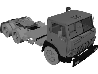 KAMAZ Truck 3D Model