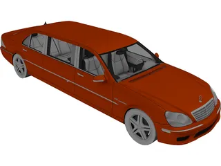 Mercedes-Benz S-class Limousine 3D Model