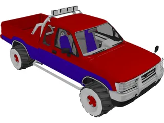 Toyota Hilix SURF Sport 3D Model