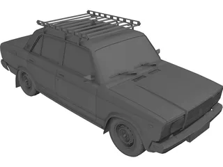 VAZ 2105 Lada 3D Model