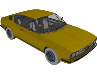 Audi 100 (1984) 3D Model