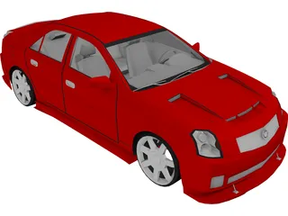 Cadillac CTS [Tuned] 3D Model