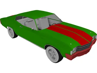 Chevrolet Chevelle (1980) 3D Model