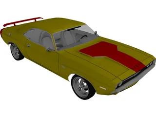 Dodge Challenger (1970) 3D Model