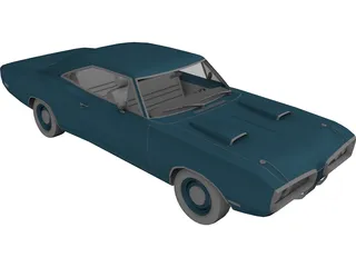 Dodge Super Bee (1969) 3D Model