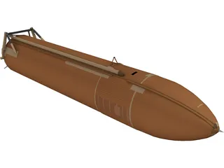 Space Shuttle External Tank 3D Model