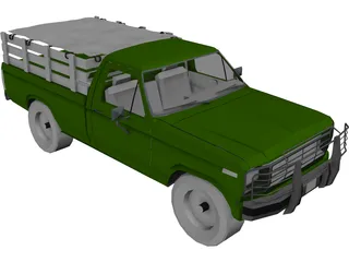 Ford F100 (1980) 3D Model