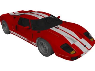 Ford GT40 3D Model