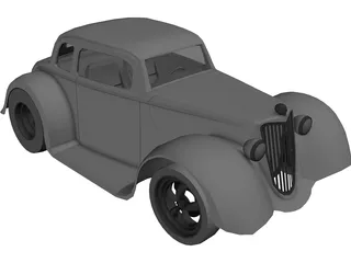 Ford Hot Rod (1930) 3D Model