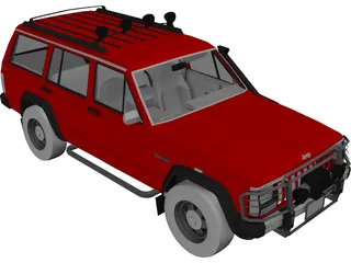 Jeep Grand Cherokee (1985) 3D Model