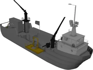 SeaWolf D3C 3D Model