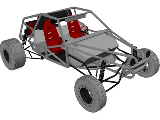 Dune Buggy 3D Model