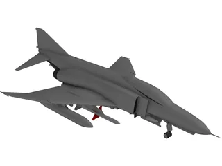 F-4E Phantom 3D Model