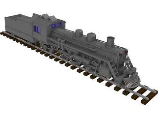 Steamlocomotive 3D Model