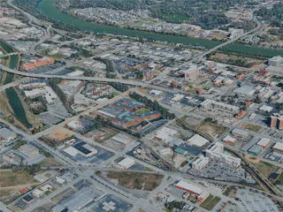 Augusta City, GA, USA (2024) 3D Model