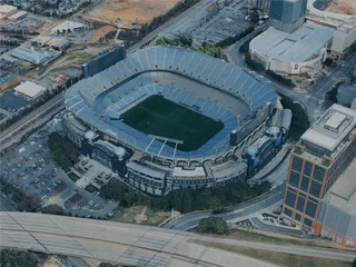 Charlotte City, NC, USA (2024) 3D Model