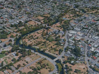 Christchurch City, New Zealand (2024) 3D Model