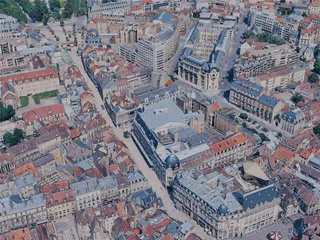 Dijon City, France (2023) 3D Model