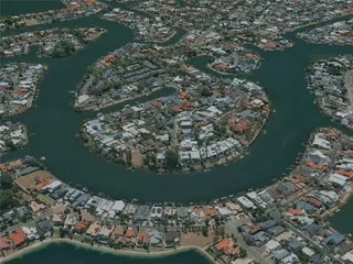 Gold Coast City, Australia (2023) 3D Model