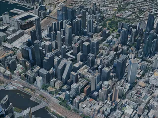 Melbourne City, Australia (2023) 3D Model