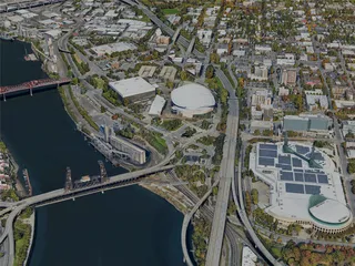Portland City, OR, USA (2023) 3D Model