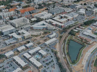 Tallahassee City, FL, USA (2024) 3D Model