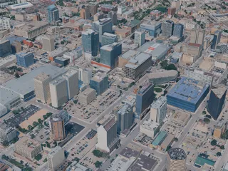 Winnipeg City, Canada (2024) 3D Model