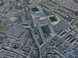 Dundee City, UK (2025) 3D Model
