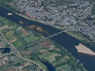 Grudziadz City, Poland (2024) 3D Model