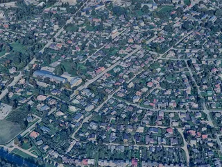 Jelgava City, Latvia (2023) 3D Model