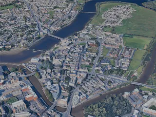 Limerick City, Ireland (2024) 3D Model